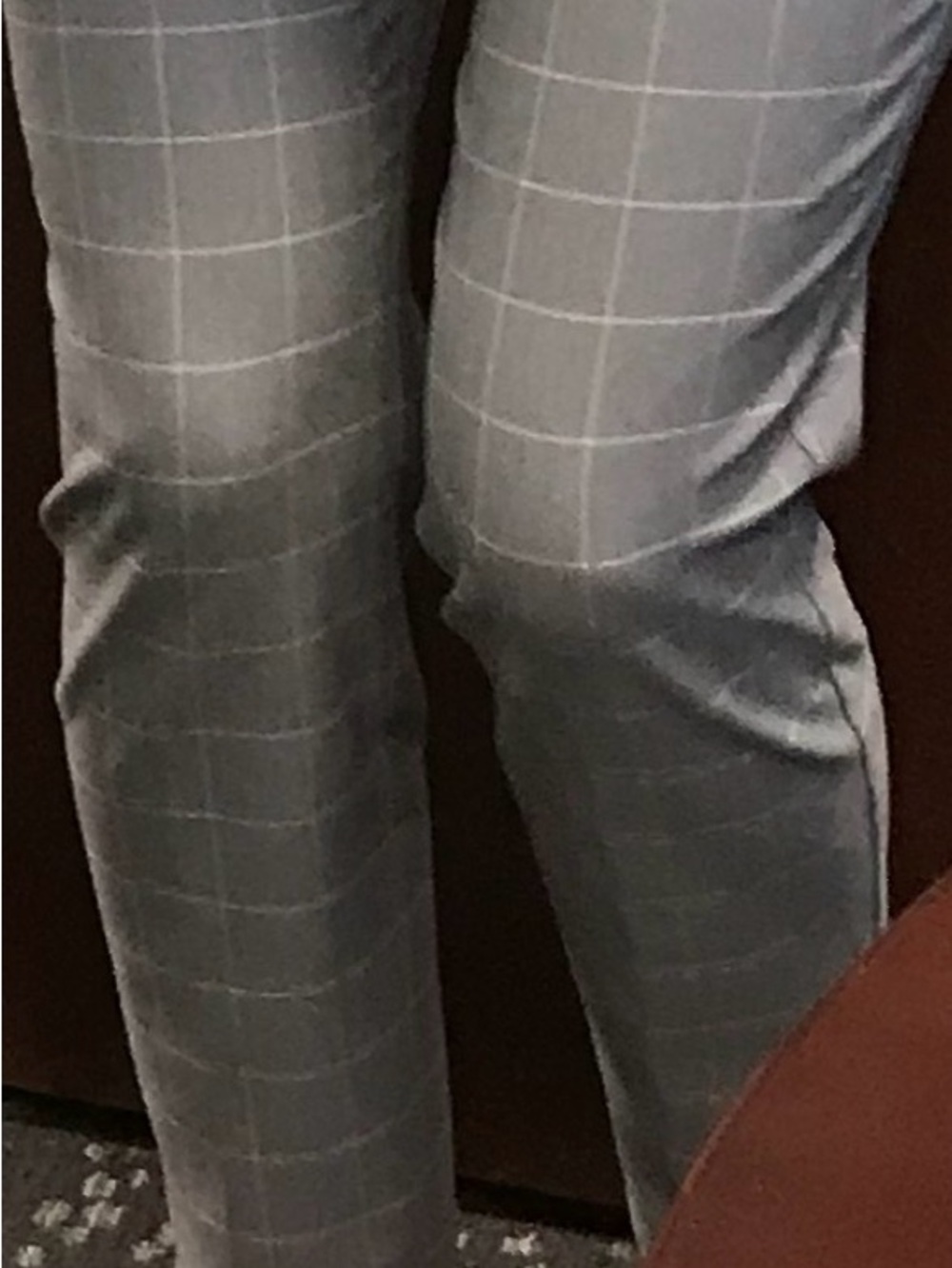 Banana Republic Factory Gray Windowpane Women's Dress Pants